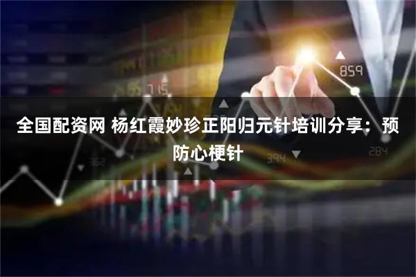 全国配资网 杨红霞妙珍正阳归元针培训分享：预防心梗针